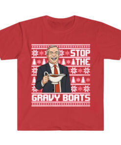 Nigel Farage Stop The Gravy Boats Funny Christmas Shirt