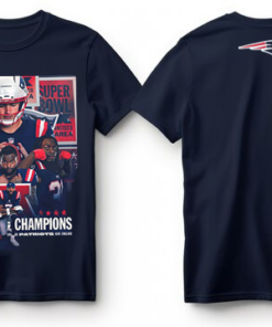 New England Patriots 2025 2026 Champions Premium T-Shirt