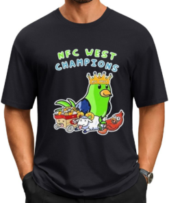 Official Seattle Seahawks West Champions Hawks The King 2025 Shirt