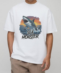Rawwfishing Sea Monster Shark T-Shirts