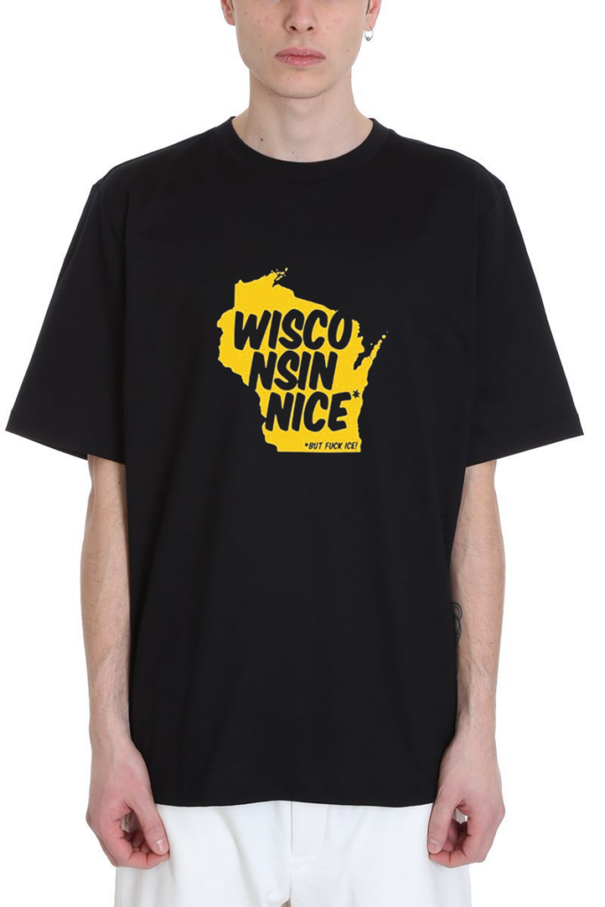 Wisconsin Nice But Fuck Ice T-shirts