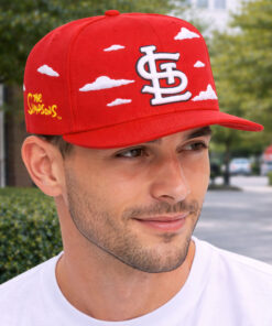 2026 Cardinals x The Simpsons Clouds Hat