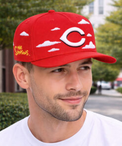 2026 Cincinnati Reds x The Simpsons Clouds Hat