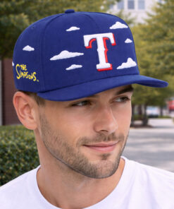 2026 Texas Rangers x The Simpsons Clouds Hat